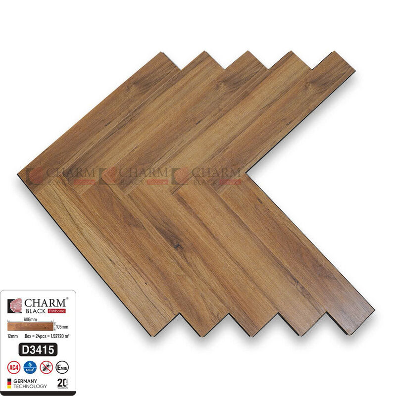 Sàn Gỗ Charm Wood Xương Cá 8mm X8386: Nâng Tầm Không Gian Sống, Khơi Nguồn Cảm Hứng