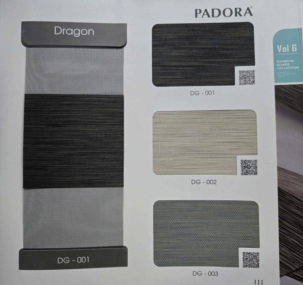 Mẫu vải rèm cầu vòng